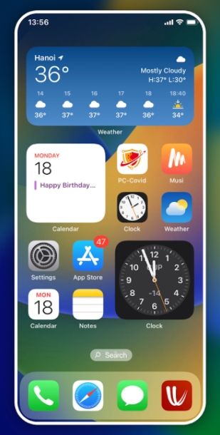 安卓仿IOS16桌面启动器最新版(iLauncher)